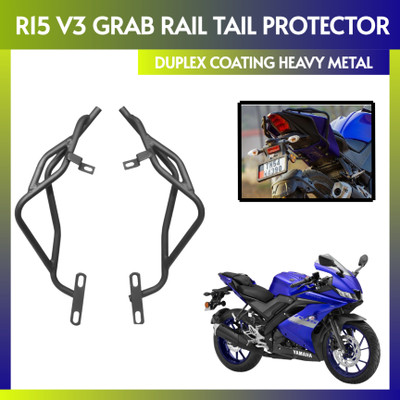 ZRIDE Grab Rail Tail Protector For R15 V3 Bike Crash Guard(Yamaha)