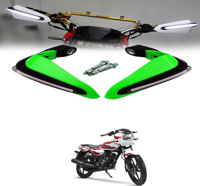 XZRTZ Handguard KTM Protector Handguard Turn ,Green ForPhoenix 125 Bike Crash Guard(TVS)