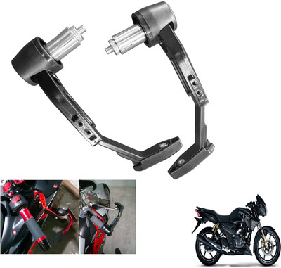 Shopland CNC Handlebar Protector Brake Clutch Motorcycle Lever Guard For Apache RTR 180 Bike Crash Guard(TVS)