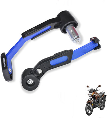 Generox Adjustable CNC Lever Guard for All Bike BlueLG139 Bike Crash Guard(Hero)