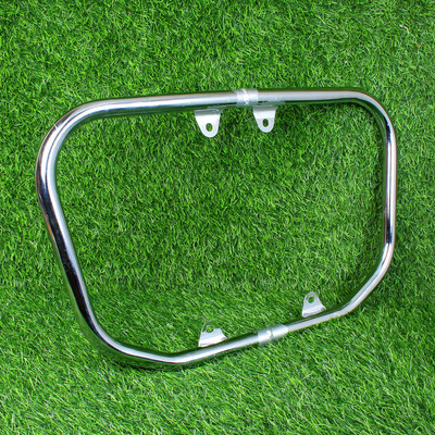 dongreela Splendor Round Chrome Leg Guard Bike Leg Guard(Hero)