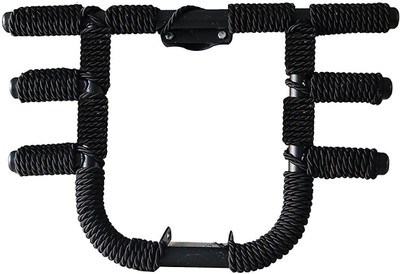 ALLEXTREME EX3RLGR Heavy Duty Stainless Steel 3 Rod Leg Guard Compatible for BS3 and BS4 Bike Crash Guard Rope(Royal Enfield)