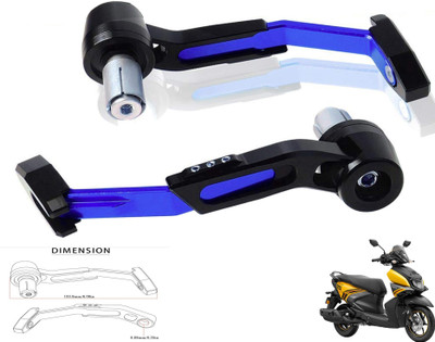 Generox CNC Adjustable Lever Protector Guard For RayZR 125 Fi Bike Crash Guard(Yamaha)