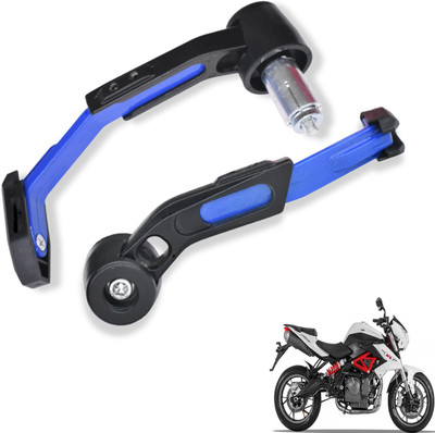 Shopland Adjustable CNC Lever Guard for All Bike LG_Blue291 Bike Crash Guard(Benelli)