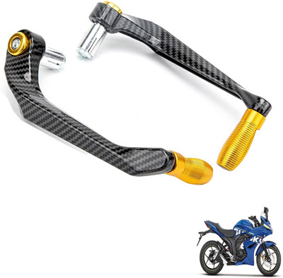 Generox Premium Quality Protective Lever Guard for All BikeGX-CRNF-GolDen119 Bike Crash Guard(Suzuki)
