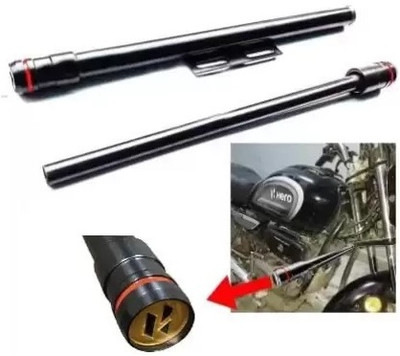 Qiisx HEAVY SINGLE ROD OPEN LEG GUARD FOR ALL HERO BIKES Bike Crash Guard(Hero)