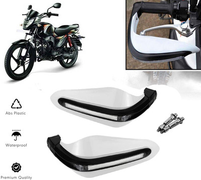 AUTO PEARL White Protector Proguard Pro Brake Clutch Lever Protector Guard Bike Crash Guard(Mahindra)