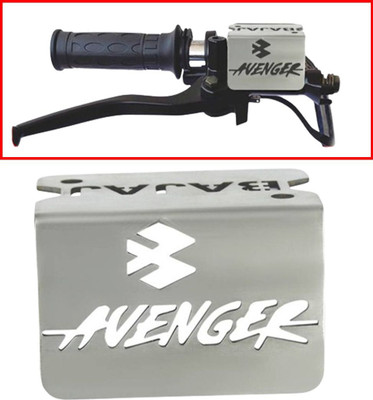 ASRYD Premium Stainless Steel Front Disc Brake Master Cylinder Bike Chain Guard(Bajaj)