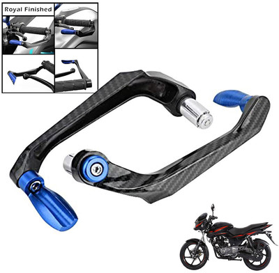Generox Handlebar Brake Clutch Lever Hand Guard Protector GXcarbonLGBLUE178 Bike Crash Guard(Bajaj)