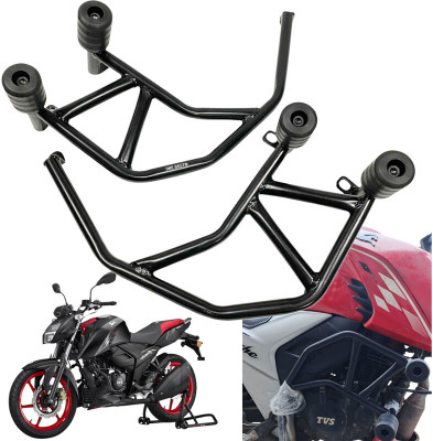 Dhe Best Bike Heavy Duty Crash Guard Safety Slider for TVS Apache RTR 160 4V(TVS)