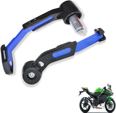 Generox Adjustable CNC Lever Guard for All Bike BlueLG476 Bike Crash Guard(Kawasaki)