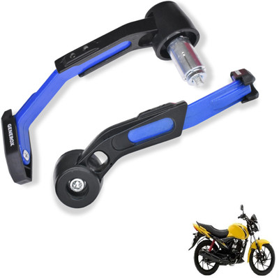 Generox Adjustable CNC Lever Guard for All Bike BlueLG222 Bike Crash Guard(Suzuki)