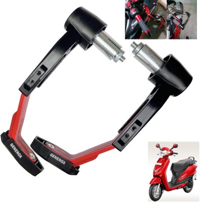 Generox Handle Protector Lever Guard for All Bike REDnBLACK_LG158 Bike Crash Guard(Hero)