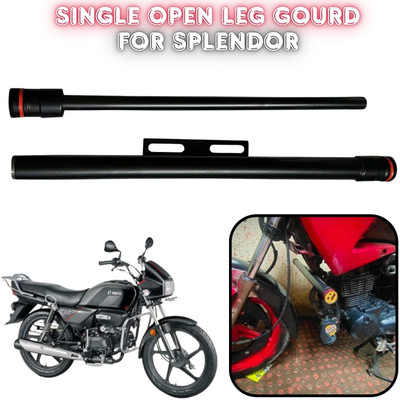 ENEMYT A4 GOOD QUALITY SPLONDER SINGLE OPEN LEG GOURD Bike Crash Guard(Hero)