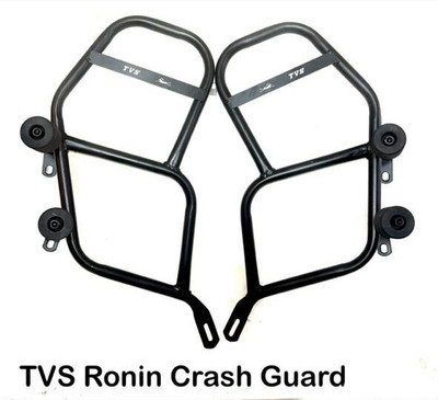 MOTO XSPEED Heavy Quality Metal Crash guard With 4 Slider For RONIN 225cc(TVS)