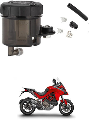 LOVMOTO Universal Motorcycle Brake Fluid Reservoir Bottle Rear Brake Clutch Tank SG183 Clip-on Handle Bar(Multicolor)
