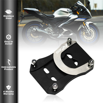 BRXR Premium Stainless Steel Side Stand Extender Compatible with/for R15 V4 | V3/ M Bike Crash Guard(Yamaha)