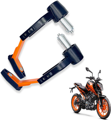 Shopland Clutch Handle Protector Lever Guard For All Bike Orange_LG090 Bike Crash Guard(KTM)