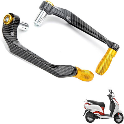 Generox Premium Quality Protective Lever Guard for All BikeGX-CRNF-GolDen156 Bike Crash Guard(Hero)