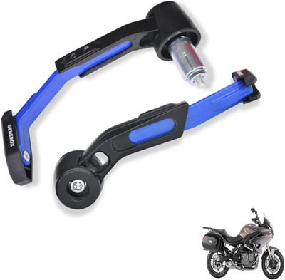 Generox Adjustable CNC Lever Guard for All Bike BlueLG460 Bike Crash Guard(Benelli)