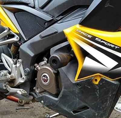 SGTB Pulsar Ns200 Frame Slider with Fitting Brackets Bajaj Pulsar NS Crash Protectors Bike Crash Guard(Bajaj)