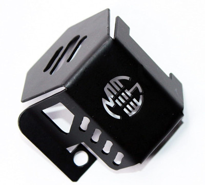 BRXR Premium Stainless Steel Rear Brake Oil Container Guard Compatible With Himlayan Bike Crash Guard(Royal Enfield)