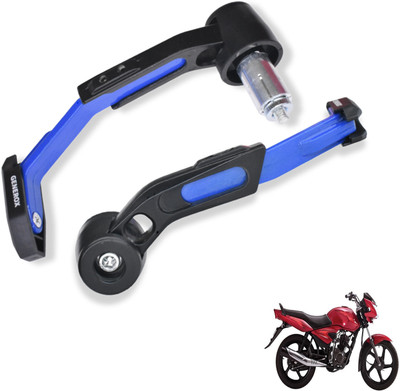 Generox Adjustable CNC Lever Guard for All Bike BlueLG144 Bike Crash Guard(TVS)