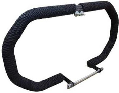 Royal Iron Zone Heavy Duty 8 Bend Black Rope Leg Guard Compatible with Royal Enfield Meteor Bike Crash Guard(Royal Enfield)