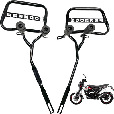 Dhe Best Bike Heavy metal Frame Slider Crash Guard With Name for Bajaj Freedom 125 CNG