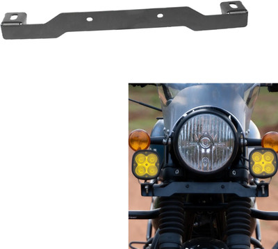 Vagary RE HUNTER 350 FOG LIGHT MOUNT SET Bike Crash Guard(Royal Enfield)