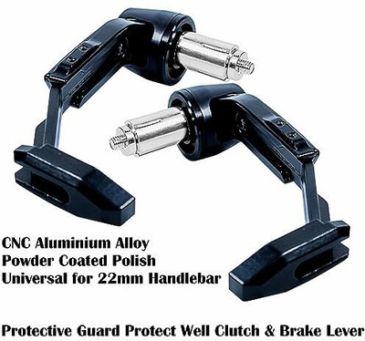 Golden Fox Motorcycle Brake Clutch Lever Guard Handlebar Protectors 7/8” 22MM CNC AlLLOY Handlebar Hand Guard(Universal For Bike)