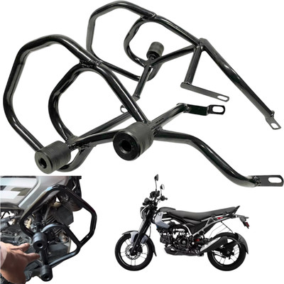 Dhe Best Motorcycle F4 Leg Guard Crash Bar With Frame Slider for Bajaj Freedom 125 Bike Crash Guard(Bajaj)