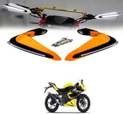 XZRTZ Handguard Handlebar Protector Handguard Turn Orange ForNinja Bike Crash Guard(Kawasaki)
