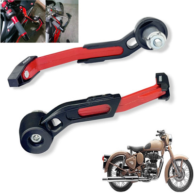 Generox Lever Protector Guard GX-LeverGuard-RED-062 Bike Crash Guard(Royal Enfield)