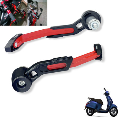 Generox CNC Aluminium Lever Guard Red For Chetak Bike Crash Guard(Bajaj)