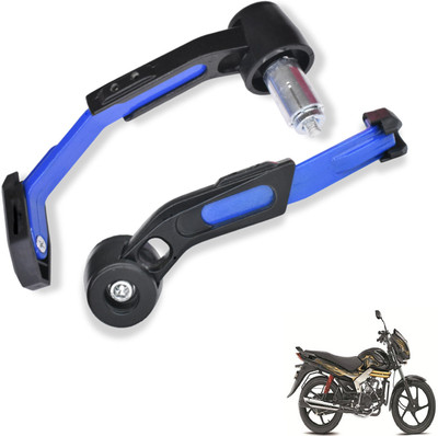 Shopland Adjustable CNC Lever Guard for All Bike LG_Blue059 Bike Crash Guard(Mahindra)