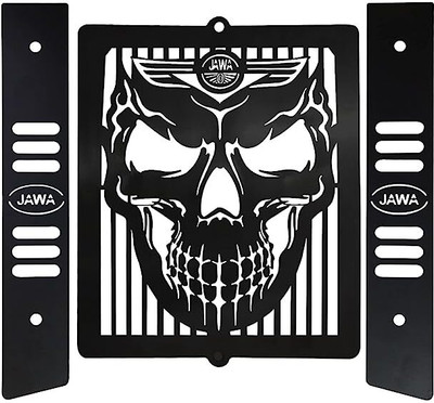 ranarc RADIATOR GRILL OR GUARD JAWA ALL MODELS BLACK Bike Radiator Guard(Royal Enfield)
