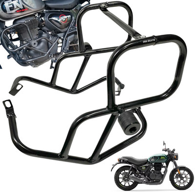 Dhe Best Motorcycle HG5 Leg Guard Crash Bar With Frame Slider For RE Hunter 350 Bike Crash Guard(Royal Enfield)