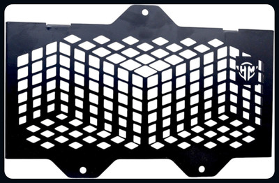 HIMOTORS Stainless Steel Bike Radiator Guard Grill Protector Cover Himalayan 450-A Bike Radiator Guard(Royal Enfield)
