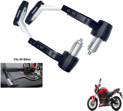 Generox Handle Clutch Lever Protector Guard for All Bike _White292 Bike Crash Guard(Benelli)