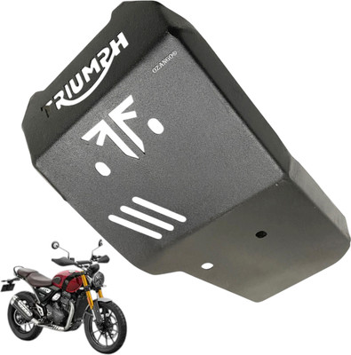 OZANGO Bike Premium Sumpguard / Sump Guard Engine Plate for Triumph Scrambler 400 X Bike Crash Guard(Triumph)