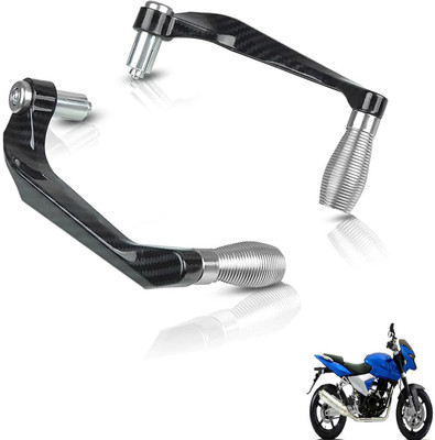 Generox Premium Quality Protective Lever Guard (BLUE) for All BikeGX-CRNF-silverL088 Bike Crash Guard(Bajaj)