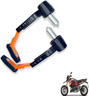 Shopland Clutch Handle Protector Lever Guard For All Bike Orange_LG332 Bike Crash Guard(Aprilia)