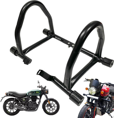 Dhe Best Motorcycle Safety Crash Guard Bar Leg Guard 4 Slider for RE Hunter 350(Royal Enfield)