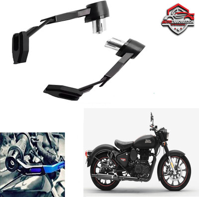 Autoinnovation Black CNC Brake Clutch Lever Guards Protector Protective Hand Guard-09 Bike Crash Guard(Royal Enfield)