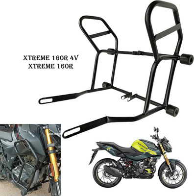 Dhe Best Bike Metal Leg guard / Crash Guard With Frame Slider for Hero Xtreme 160R 4V