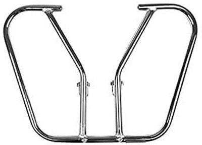 MJAuto Chrome Bike Safety Leg Guard for - Yamaha RX100 / RX135 Bike Crash Guard(Yamaha)