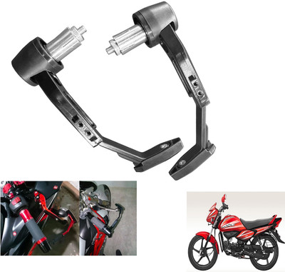 Shopland CNC Handlebar Protector Brake Clutch Motorcycle Lever Guard For Splendor NXG Bike Crash Guard(Hero)
