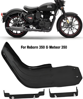 MEYOU BULLET BLACK METAL SUM GUARD ENGINE GUARD, REBORN CLASSIC 350 AND METEOR 350 Bike Engine Guard(Royal Enfield)