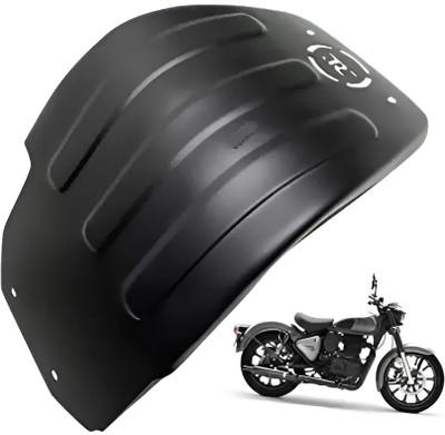 RS ACESSORIES HUB Bike Engine Guard Black R Logo Compatible with RE Classic 350 Reborn/Meteor Bike Engine Guard(Royal Enfield)